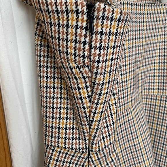 Zara Woman houndstooth overall mini dress - Picture 6 of 9